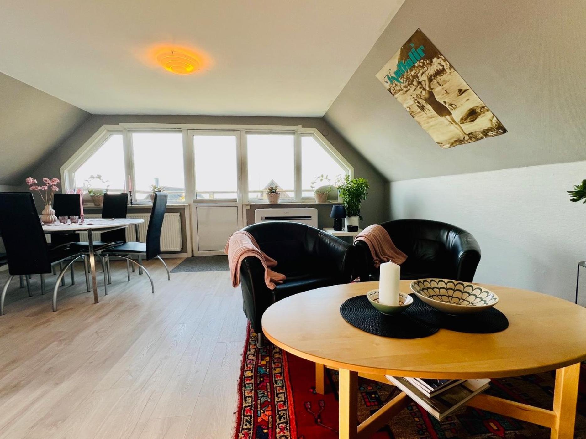 Penthouse-Laegenhet Med Tva Sovrum & Terass Med Havsutsikt Mölle Kültér fotó